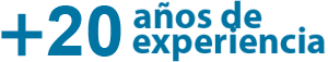 20 años de Experiencia